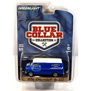 Greenlight Blue Collar Collection 1976 CHEVROLET G-20, New, See Pics!